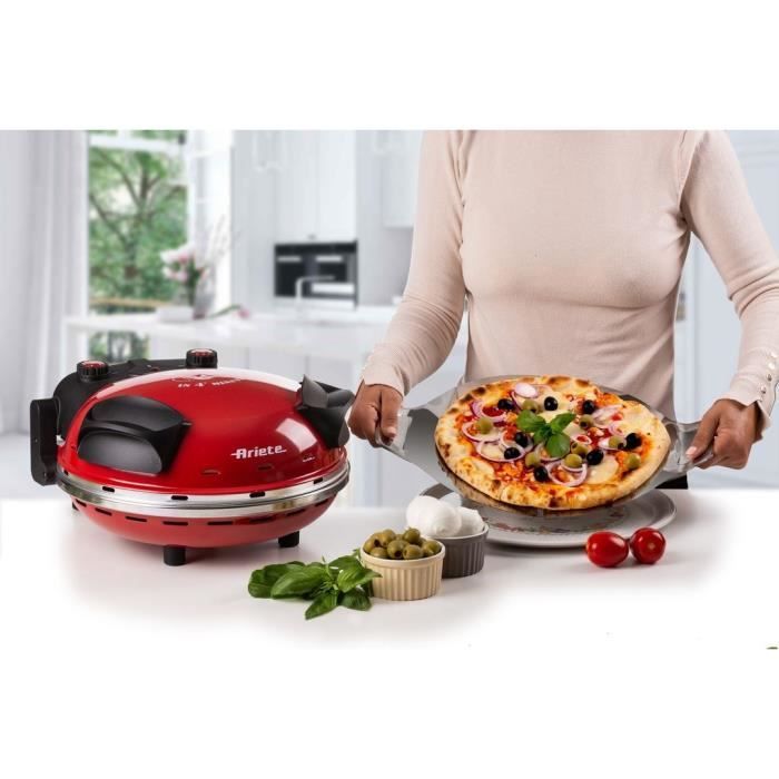 Elektrisk pizzaugn ARIETE - 1200W - Diameter 33cm - Maximal temperatur 400°C