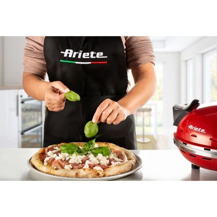 Elektrisk pizzaugn ARIETE - 1200W - Diameter 33cm - Maximal temperatur 400°C