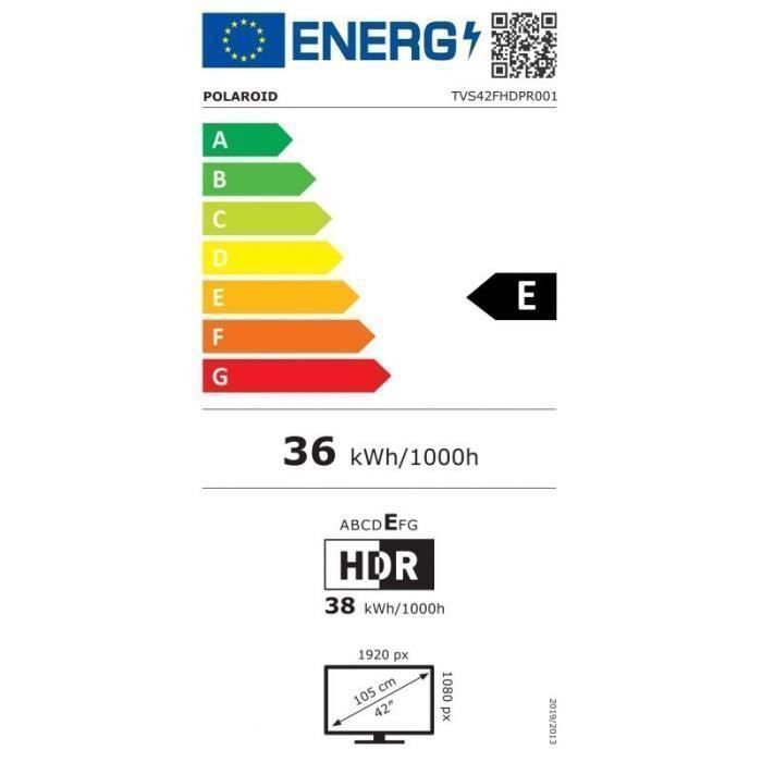 POLAROID - SMART TV 42’’ (105 cm) Full HD