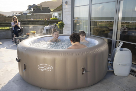 Lay-Z-Spa Palm Springs AirJet – Uppblåsbar spabad för 4 till 6 personer